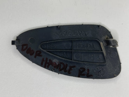 06-11 HONDA CIVIC REAR LEFT SIDE INNER DOOR HANDLE CAP SCREW COVER TRIM 43131XXX