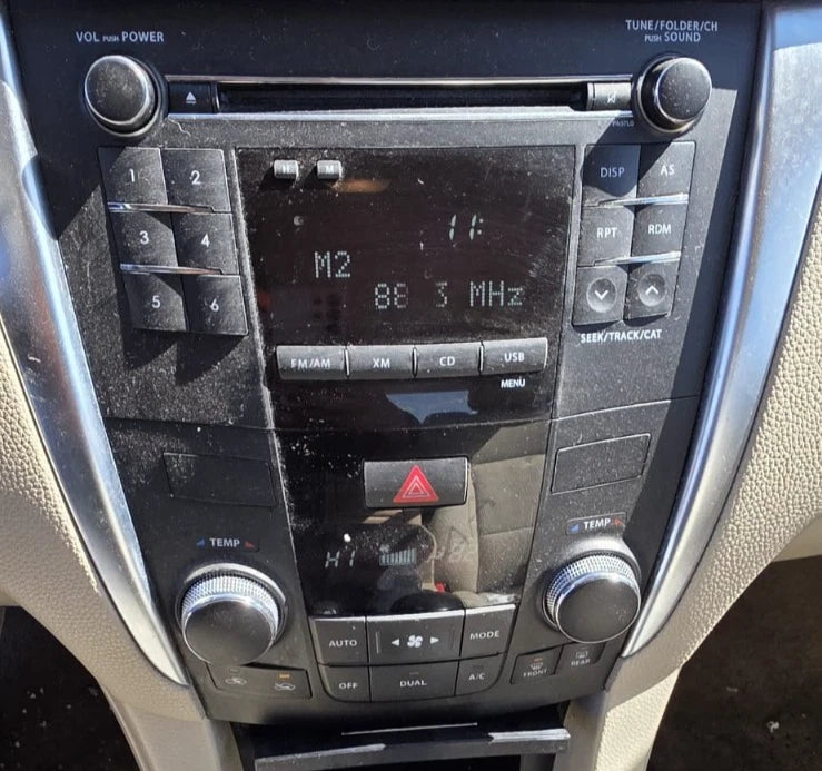 2010-2013 SUZUKI KIZASHI AC HEATER CLIMATE CONTROL SWITCH PANEL UNIT 39510-57L80