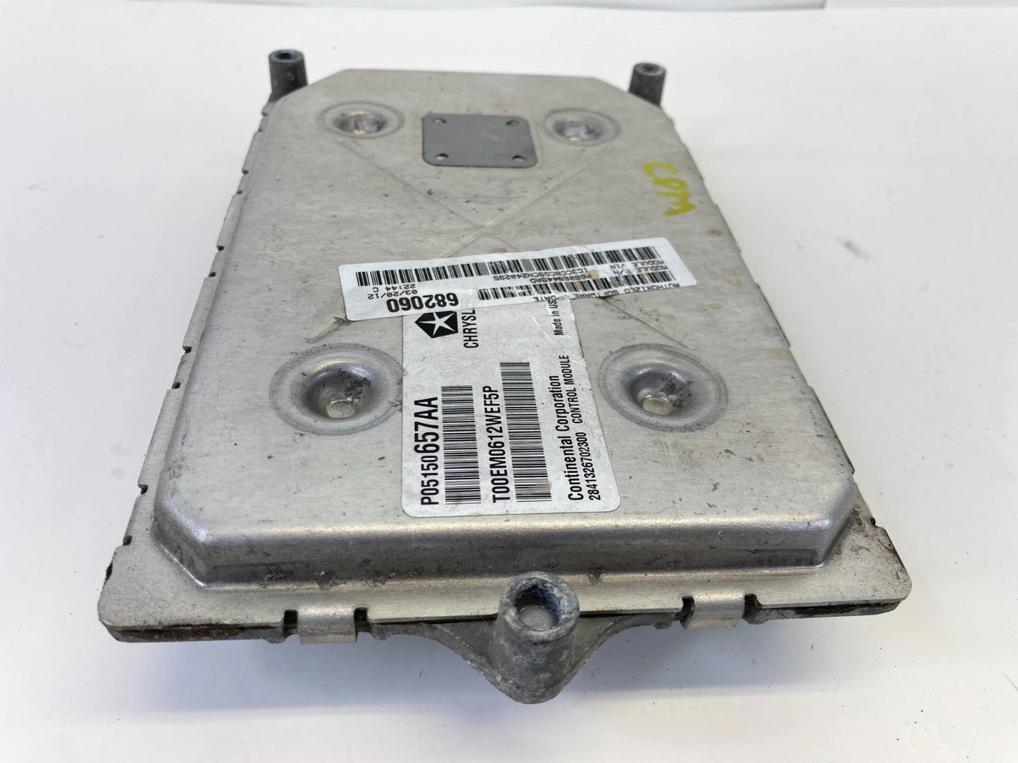 2012 CHRYSLER 200 3.6L ENGINE COMPUTER CONTROL ECU ECM MODULE OEM P05150657AA