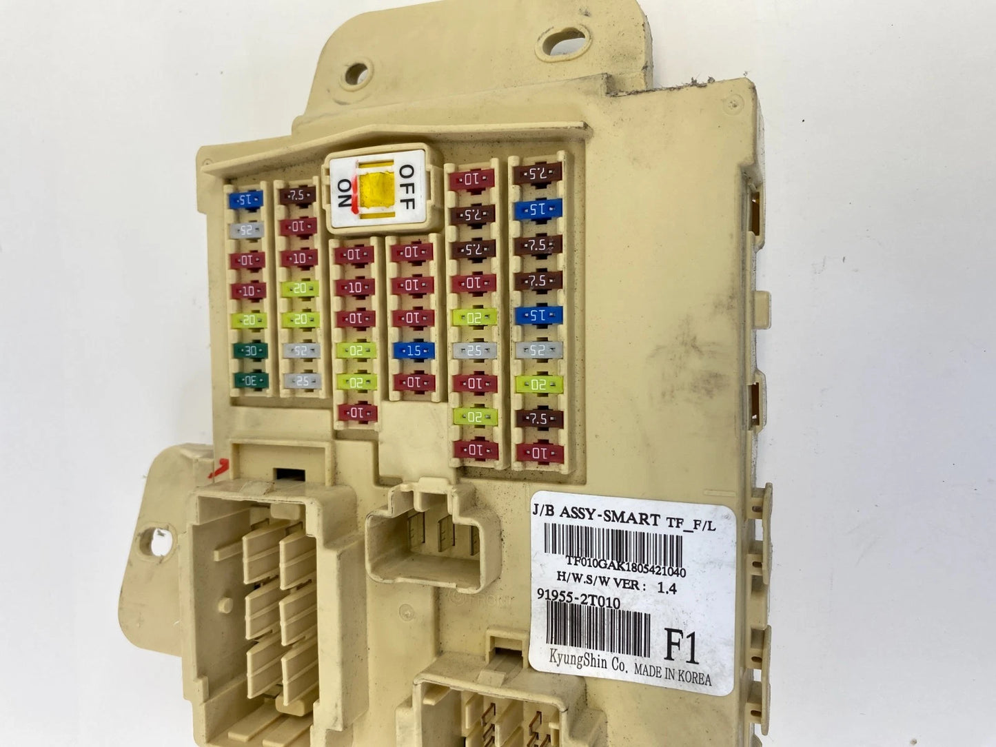 2013-2016 KIA OPTIMA INTERIOR UNDER DASH FUSE RELAY BOX 91955-2T010 OEM