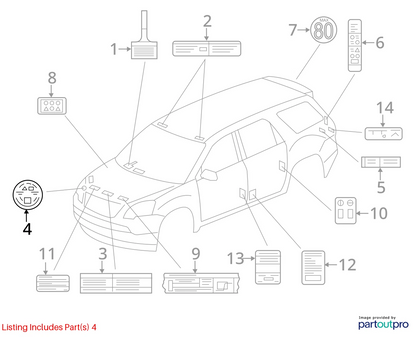 2000-2013 GMC YUKON 5.3L XL 1500 / 2500 RADIATOR COOLANT RESERVOIR CAP COVER OEM