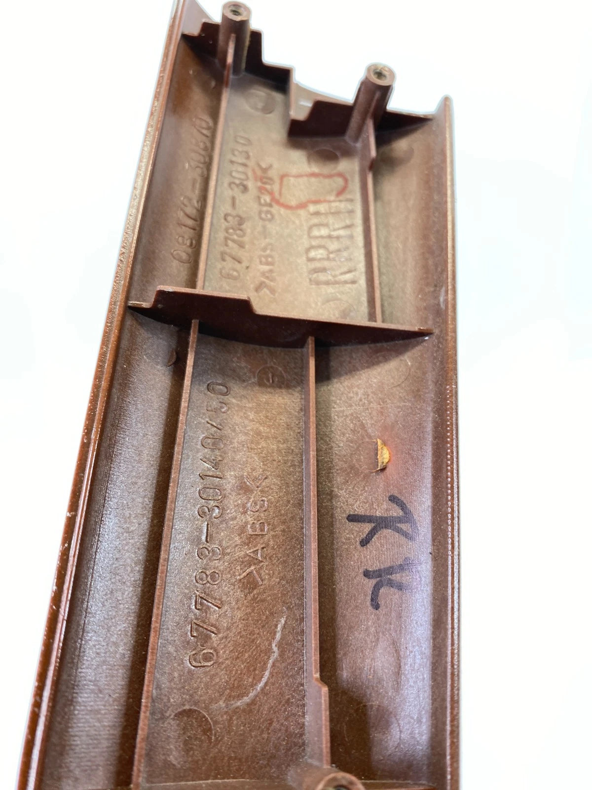 98-05 LEXUS GS300 REAR RIGHT DOOR PANEL TRIM MOLDING BEZEL WOOD 67783-30130 OEM