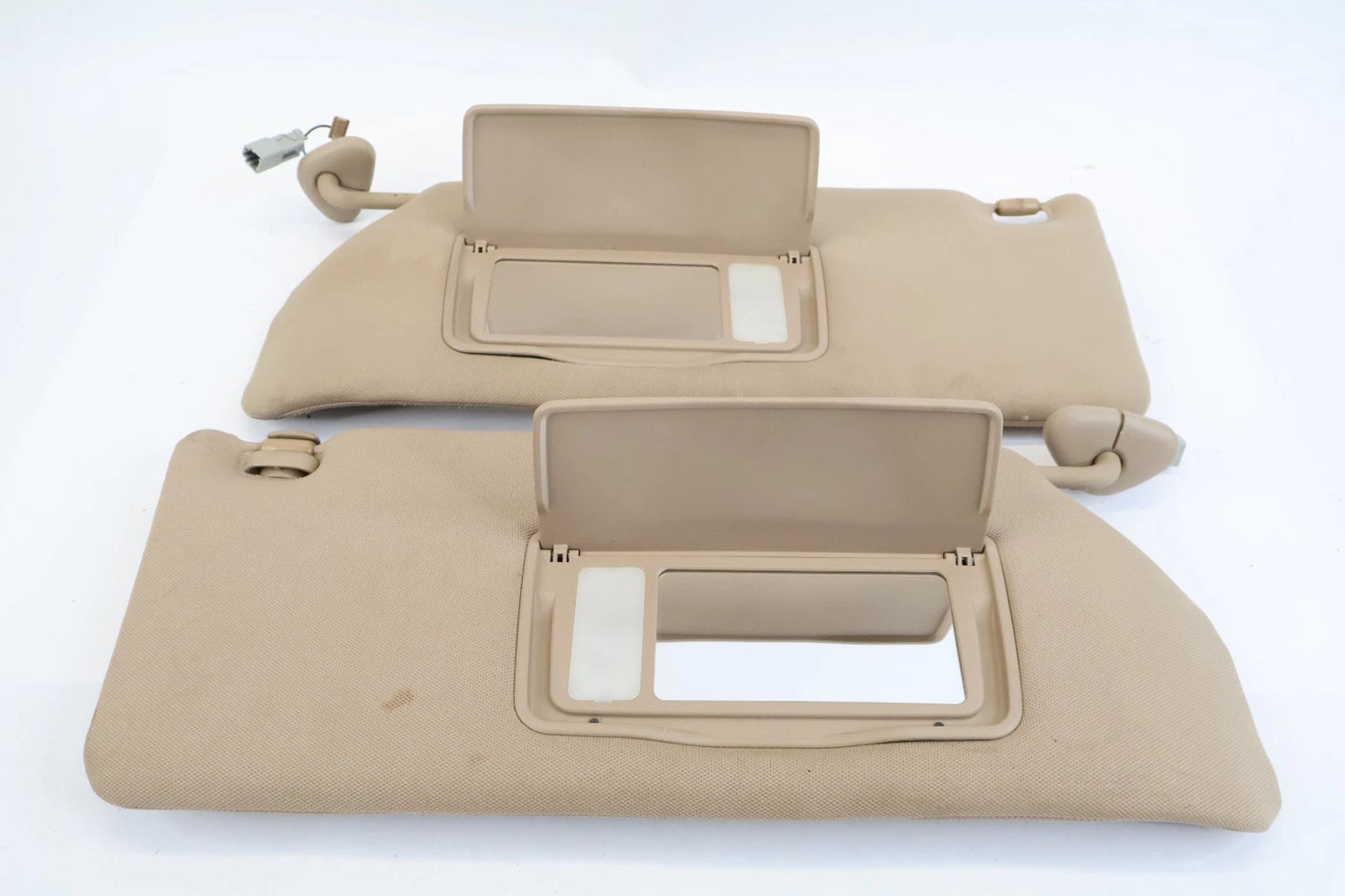 2005-2007 HONDA ODYSSEY SUNVISOR SUN VISORS SHADE SET LH RH W MIRROR LIGHTED OEM