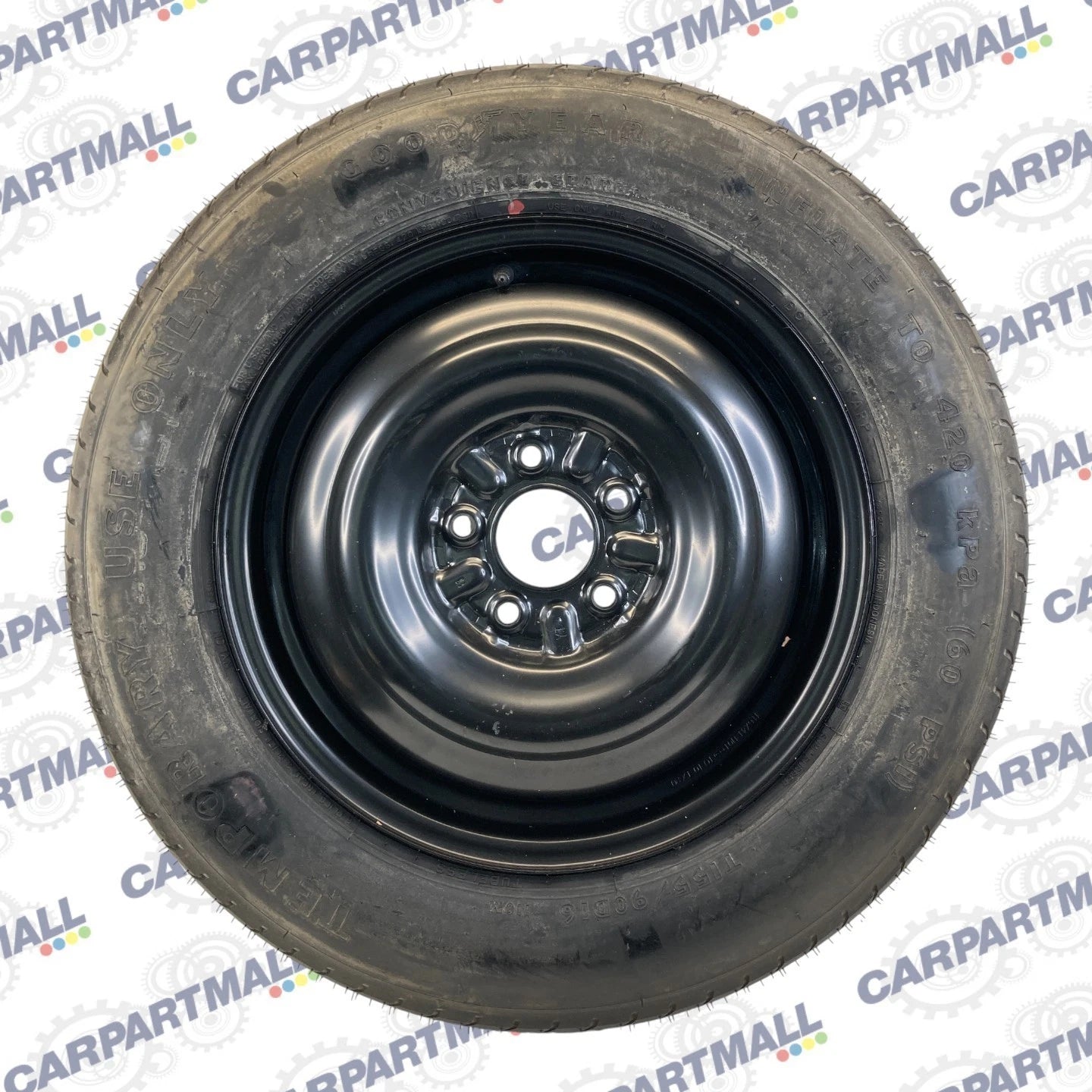 2011-2022 MITSUBISHI OUTLANDER EMERGENCY SPARE TIRE COMPACT DONUT T155/90D16