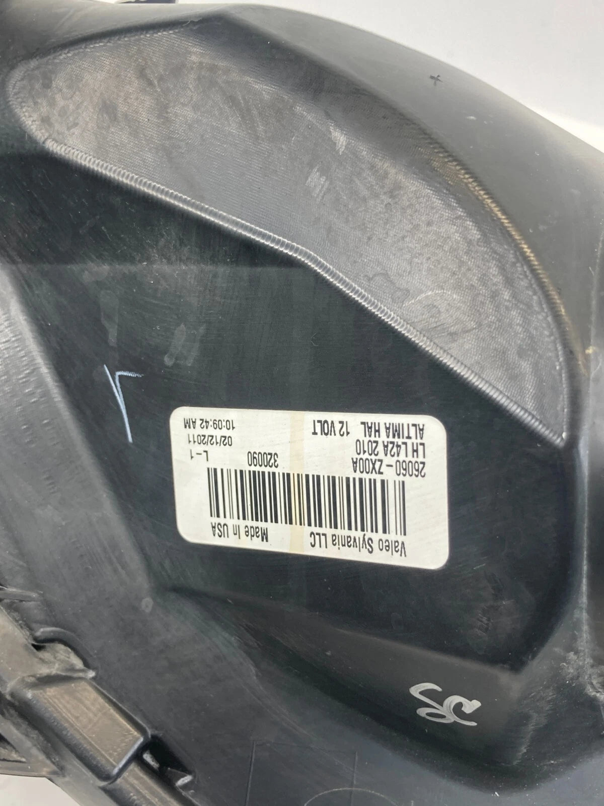 2010 2011 2012 NISSAN ALTIMA SEDAN LEFT DRIVER HEADLIGHT HEADLAMP 26060-ZX00 OEM