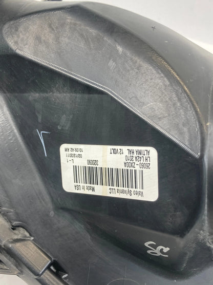 2010 2011 2012 NISSAN ALTIMA SEDAN LEFT DRIVER HEADLIGHT HEADLAMP 26060-ZX00 OEM