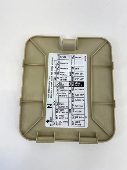 2003-2008 INFINITI FX35 INTERIOR KICK PANEL FUSE BOX COVER LID TRIM OEM