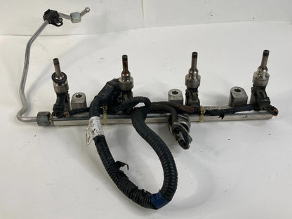 11-14 HYUNDAI SONATA 2.4L AT FUEL INJECTION RAIL LINE ASSEMBLY 35300-2G700 OEM