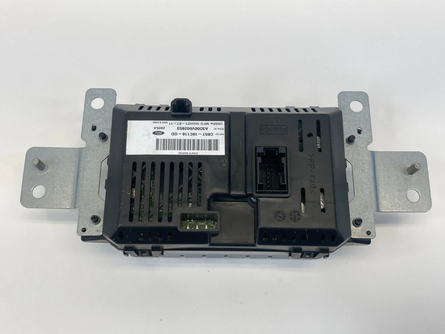 2012 FORD EXPLORER DASH RADIO LCD INFORMATION DISPLAY CB5T-19C116-GB OEM