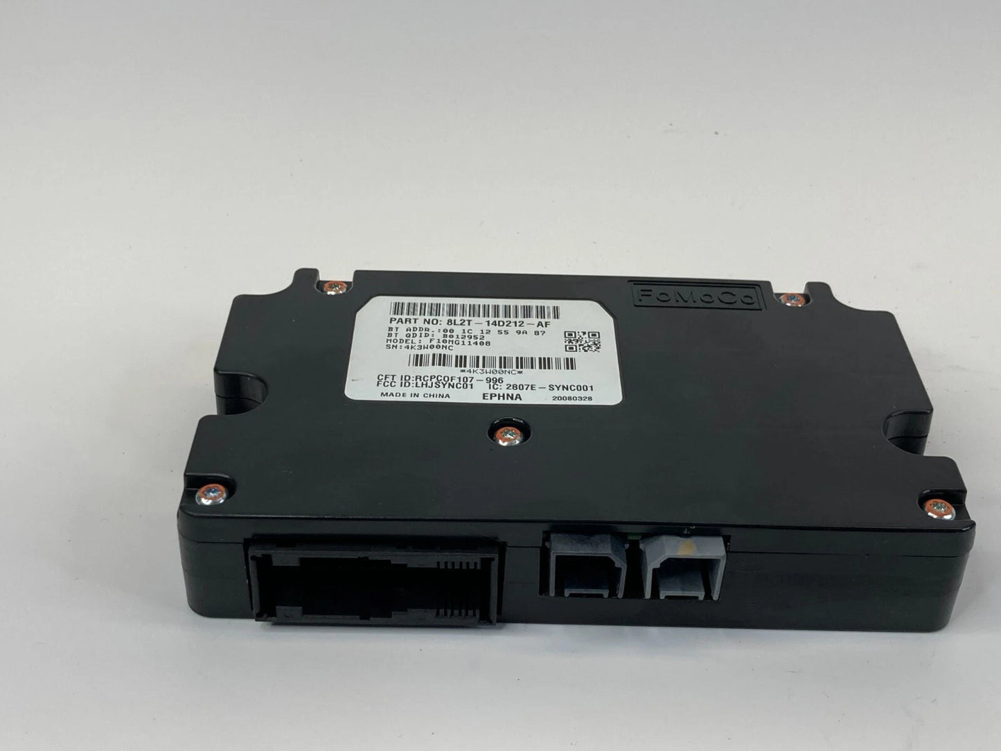 2008 FORD FOCUS SYNC COMMUNICATION CONTROL MODULE COMPUTER UNIT 8L2T-14D212-AF
