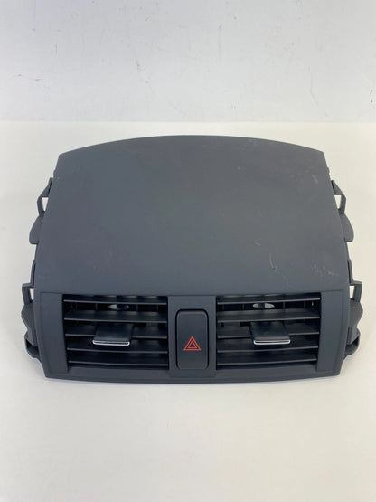 2009 10 11 TOYOTA COROLLA DASH CENTER A/C OUTLET AIR VENT W/CLOCK HAZARD SWITCH