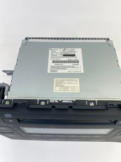 2010 2011 TOYOTA PRIUS RADIO RECEIVER CD DISC PLAYER MP3 WMA UNIT 8612047290 OEM