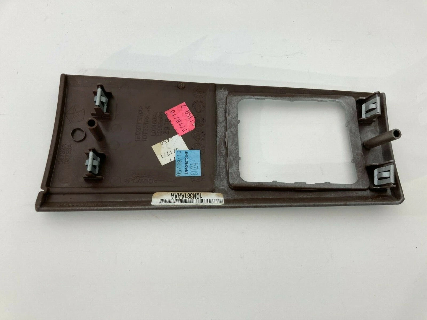 09 10 GRAND CARAVAN TOWN & COUNTRY DASH HEADLIGHT SWITCH BEZEL COVER TRIM WOOD