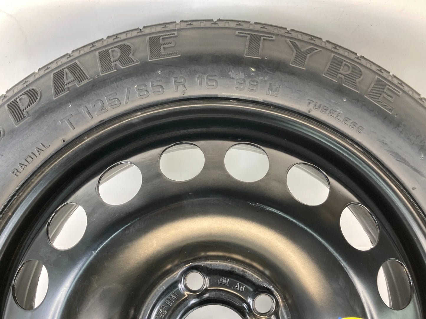 2003-2011 SAAB 9-3 COMPACT DONUT EMERGENCY SPARE TIRE RIM T125/85 R16 99M OEM