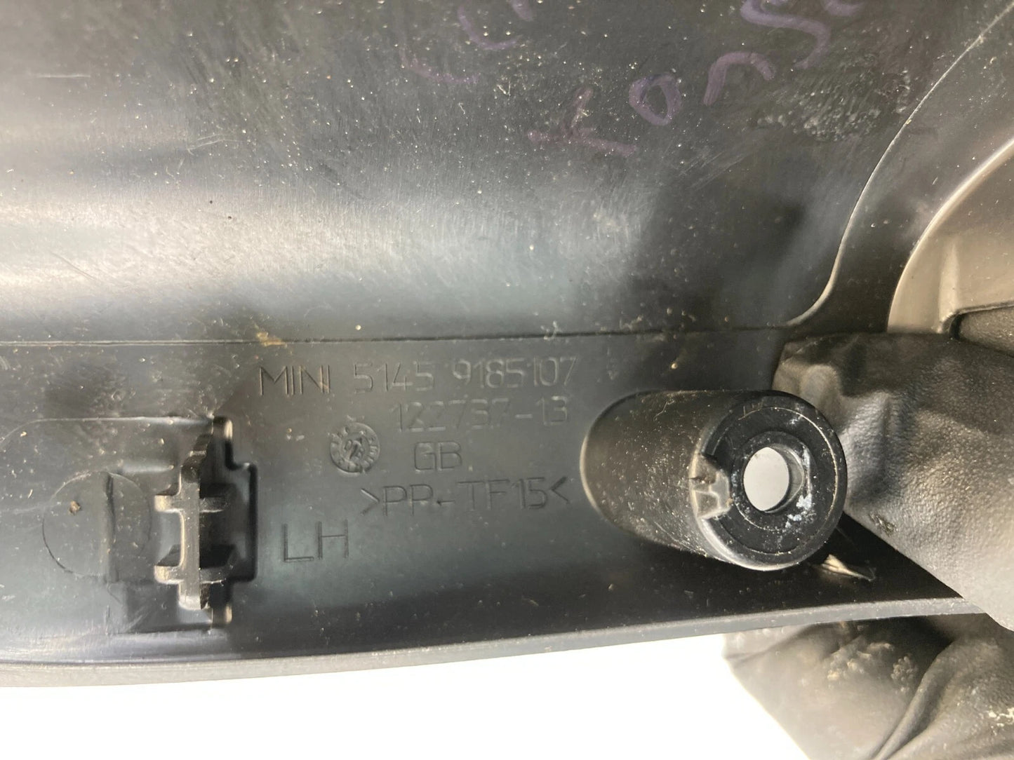 2007-2014 MINI COOPER LEFT STEERING COLUMN TRIM PANEL COVER 51459185107