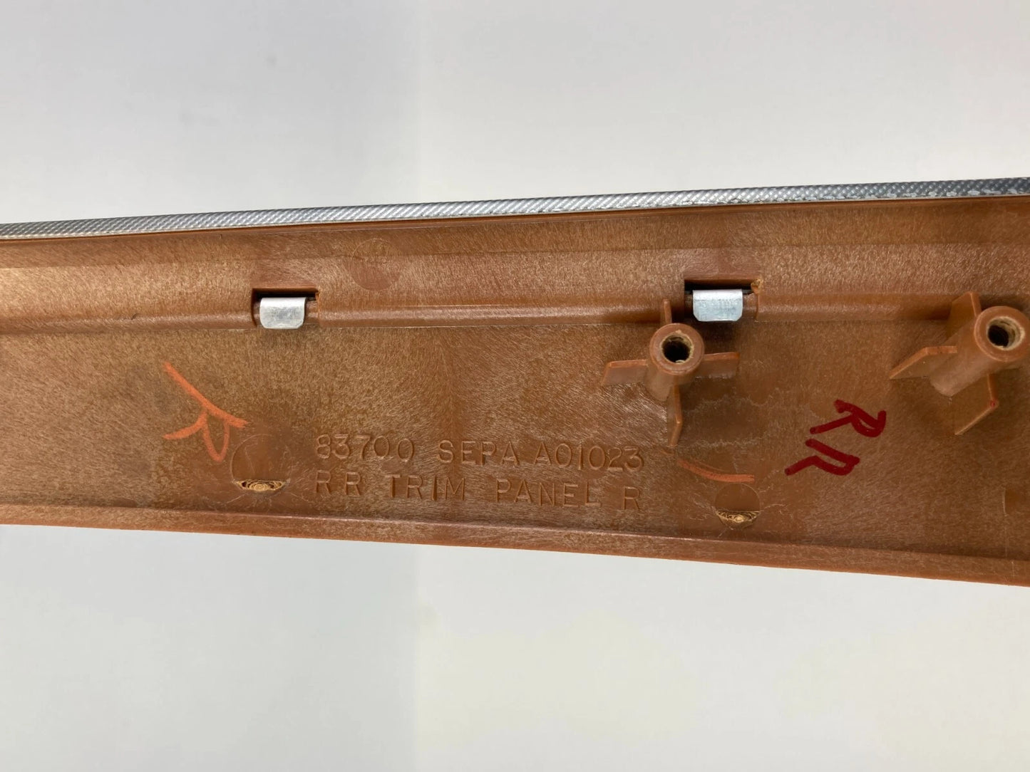 04-06 ACURA TL REAR RIGHT INTERIOR DOOR MOLDING TRIM PANEL 83700-SEPA-A01023 OEM