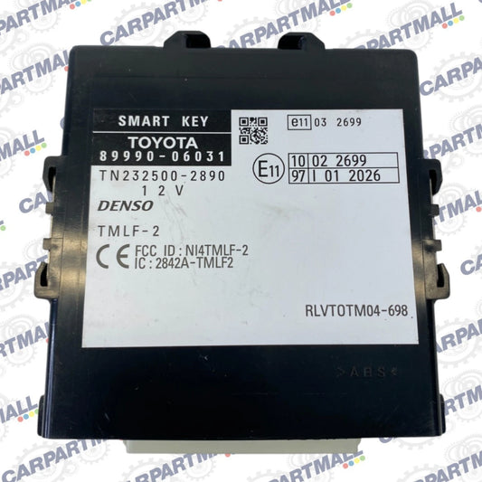 2007-2011 TOYOTA CAMRY HYBRID SMART KEY KEYLESS CONTROL MODULE 89990-06031 OEM