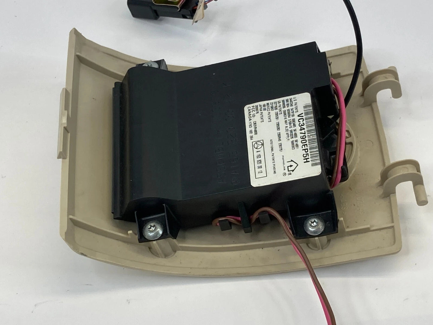 2000-2003 MERCEDES-BENZ ML 320 INTERIOR OVERHEAD CONSOLE HOMELINK MODULE OEM