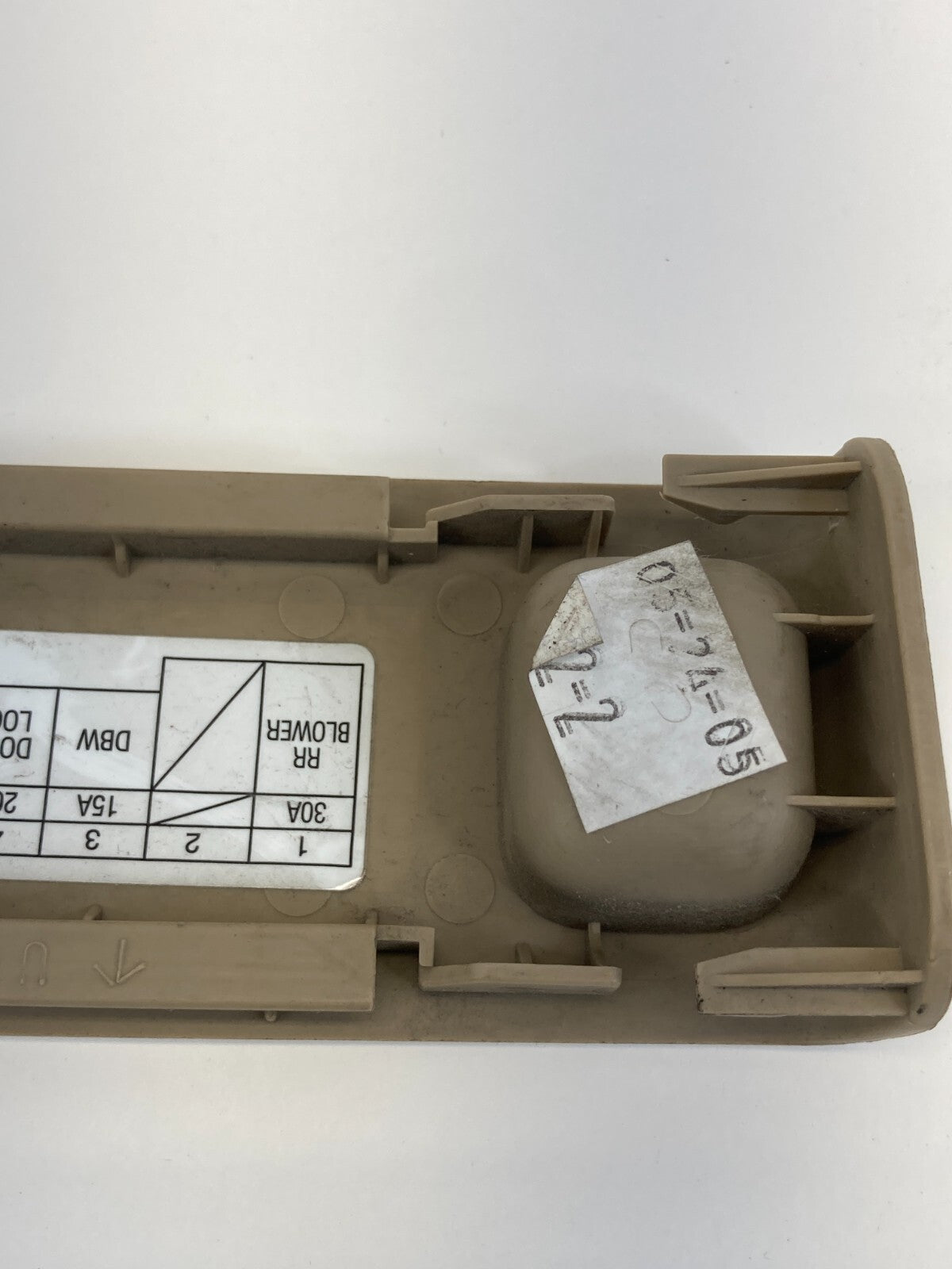 05-10 Honda Odyssey Interior Right Side Fuse Box Access Lid Cover Trim SHJ-A0