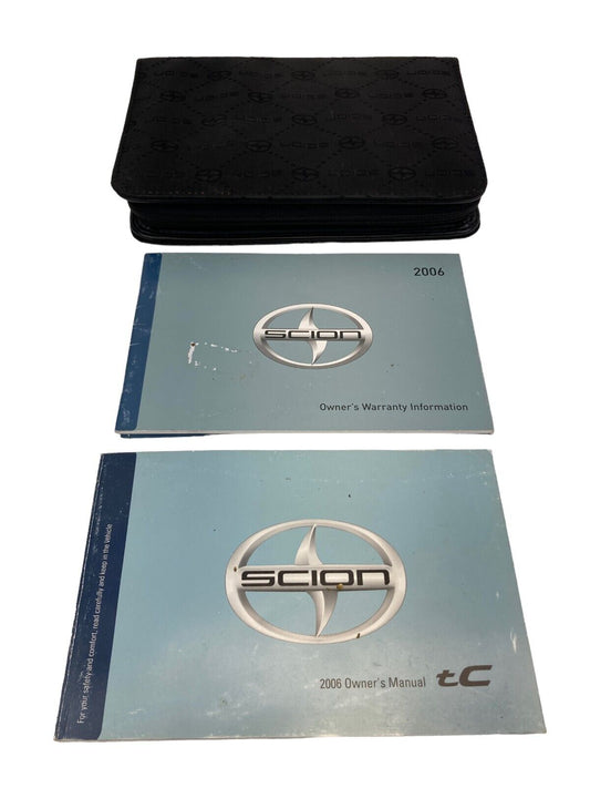 2006 06 Scion tC Base Owners Manual Guide Infomation Book w/ Case OEM