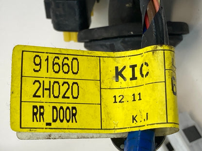 2007-2010 Hyundai Elantra Sedan Rear Right Door Wire Wiring Harness 91660-2H020