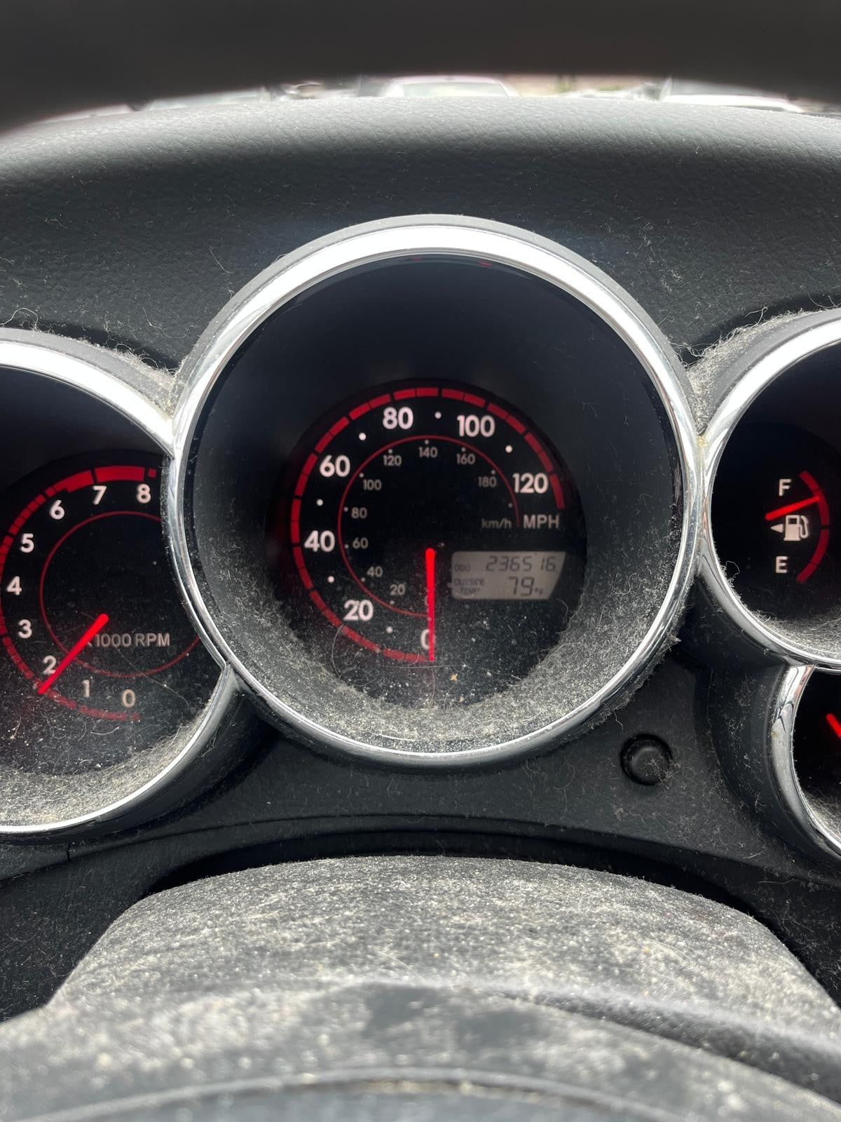 05-07 Pontiac Vibe 1.8 AT Instrument Cluster Speedometer Gauges 83800-01280 236K