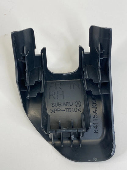 10-14 SUBARU LEGACY FRONT RIGHT SIDE SEAT INNER TRACK RAIL END COVER 64115AJ000