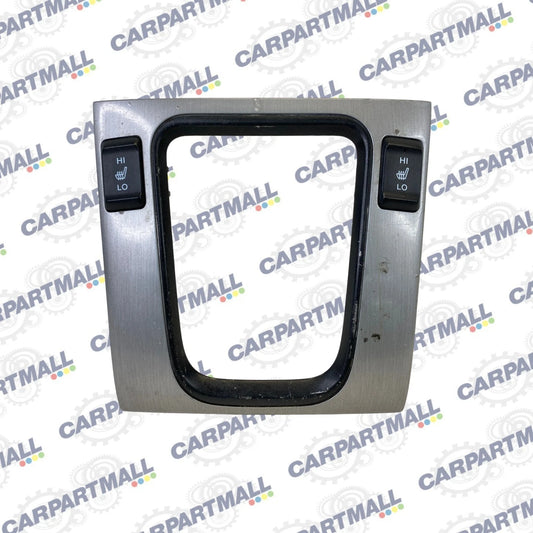 03-07 HONDA ACCORD AUTOMATIC SHIFTER TRIM BEZEL PANEL WITH HEATED SEAT SWITCHES