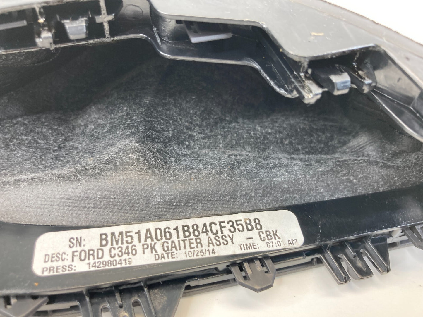 2012-2014 Ford Focus Center Console Parking Brake Handle Boot BM51A061B84CF OEM