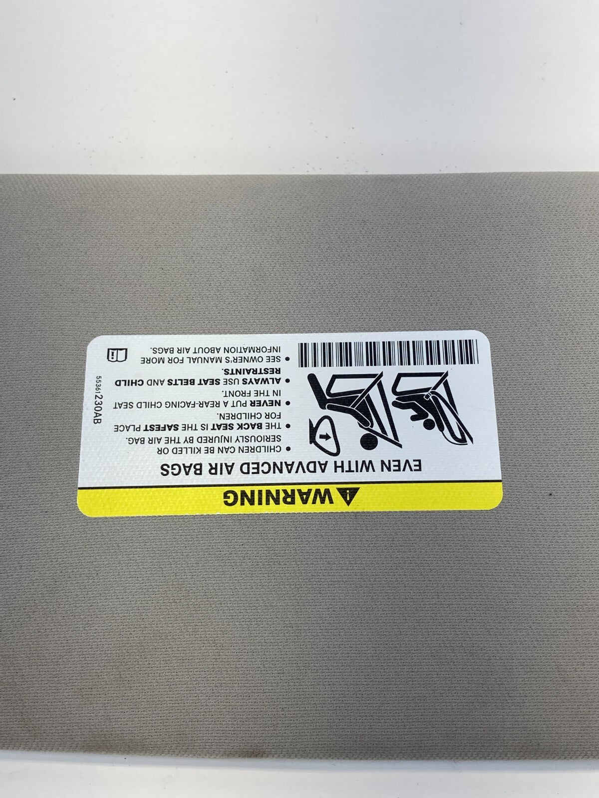 2011-2016 Town & Country 2011-2020 Grand Caravan Right Sunvisor Sun Visor Light