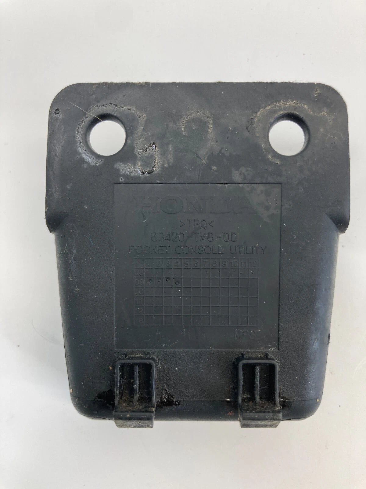 2010 HONDA INSIGHT CENTER CONSOLE POCKET MAT INSERT 83420-TM8-00 OEM