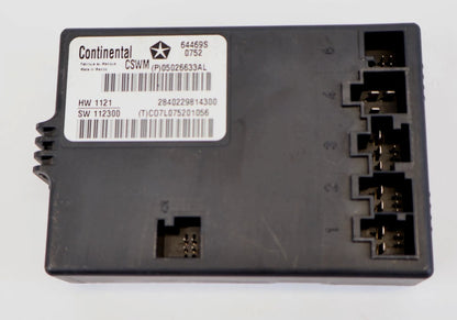2011-2013 JEEP GRAND CHEROKEE FRONT HEADTED SEAT CONTROL MODULE UNIT 05026633AL