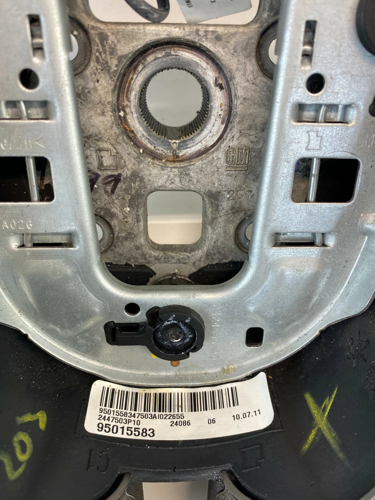 2012 2013 2014 CHEVROLET CHEVY SONIC STEERING WHEEL 95015583 JET BLACK OEM