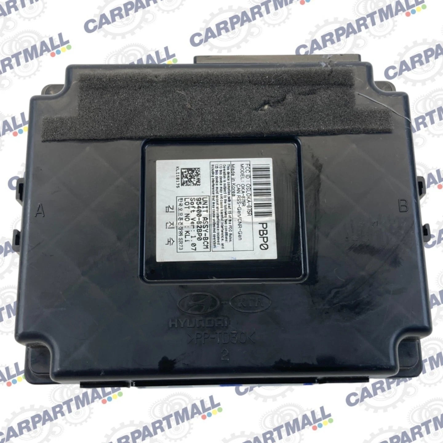 2014-2016 KIA SOUL BODY COMPUTER CONTROL MODULE BCM BCU 95400-B2BP0 OEM