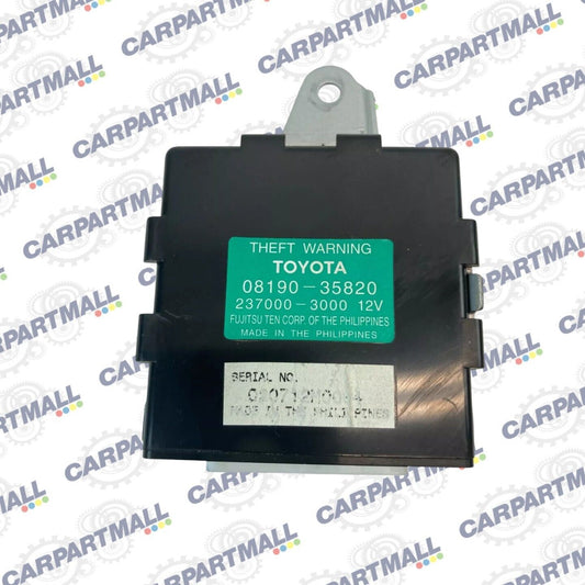 2003-2009 Toyota 4Runner Theft Warning Control Module Unit 08190-35820 OEM