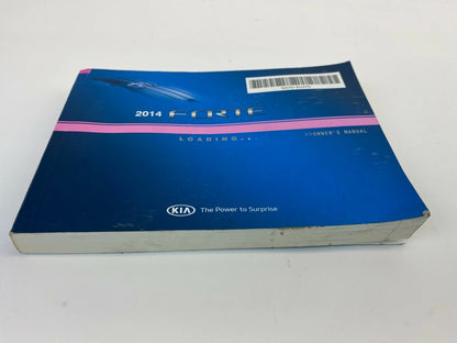 2014 14 Kia Forte LX Sedan Owners Manual Information Guide Book OEM