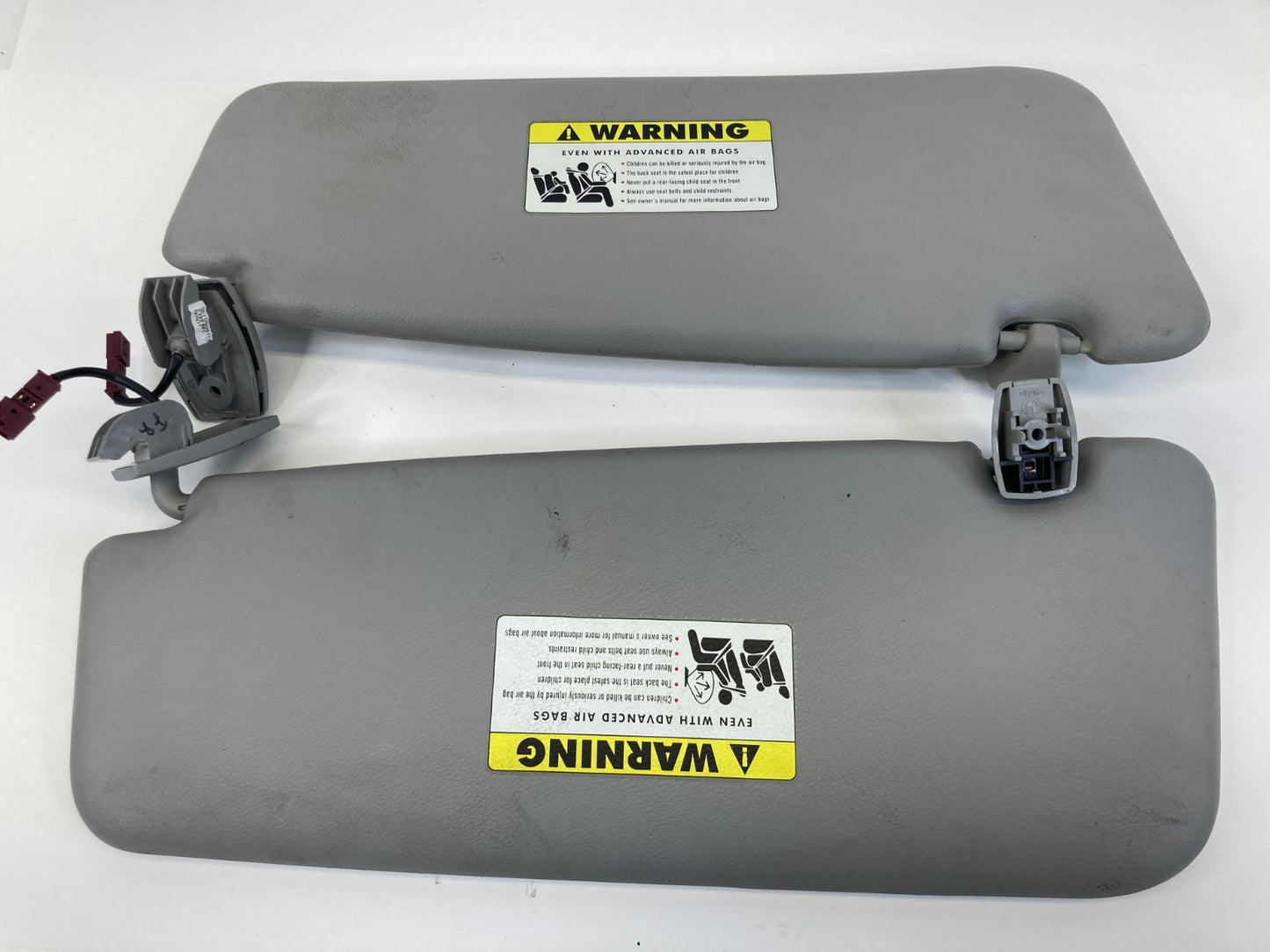 2009 2010 BMW 535i xDrive 08-10 528i Roof Sunvisor Sun Visor Shade Pair Set OEM