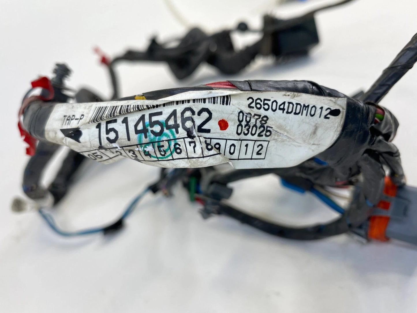 04-06 CADILLAC SRX FRONT LEFT DRIVER SIDE DOOR WIRE WIRING HARNESS 15145462 OEM