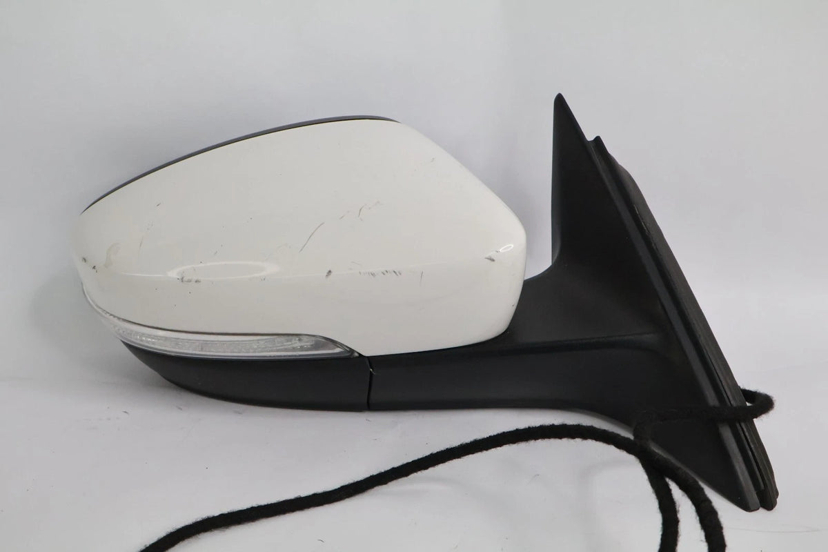 2012-2015 VOLKSWAGEN PASSAT RIGHT SIDE VIEW POWER DOOR MIRROR ASSEMBLY WHITE OEM
