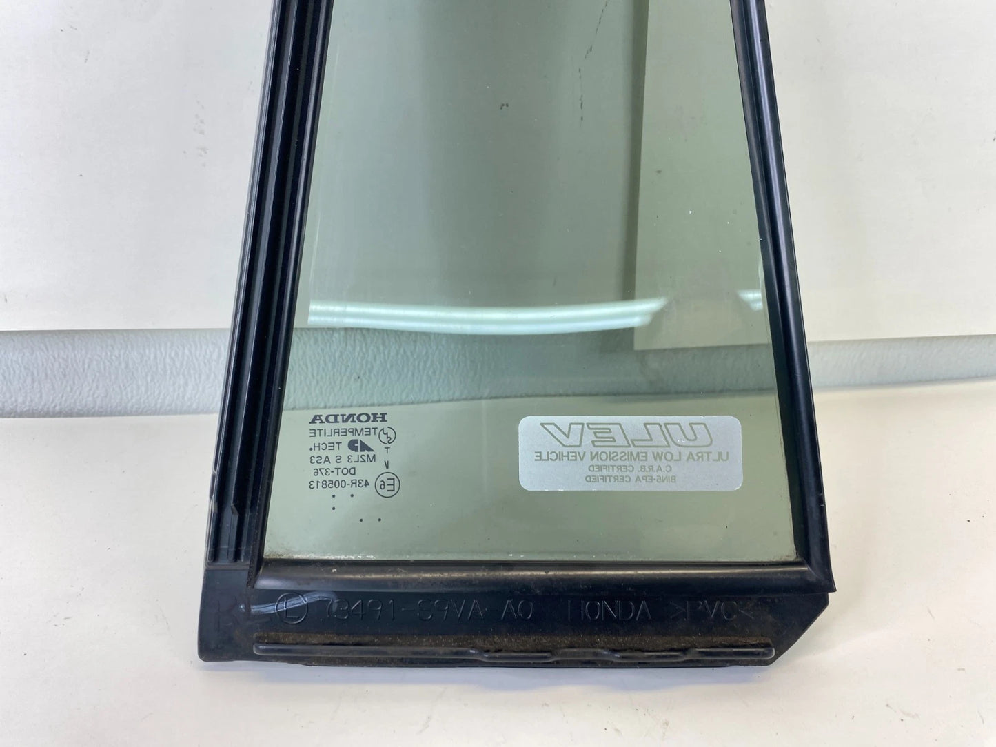 2003-2008 HONDA PILOT REAR LH LEFT DOOR VENT WINDOW GLASS FIXED 73491S9VAA0 OEM