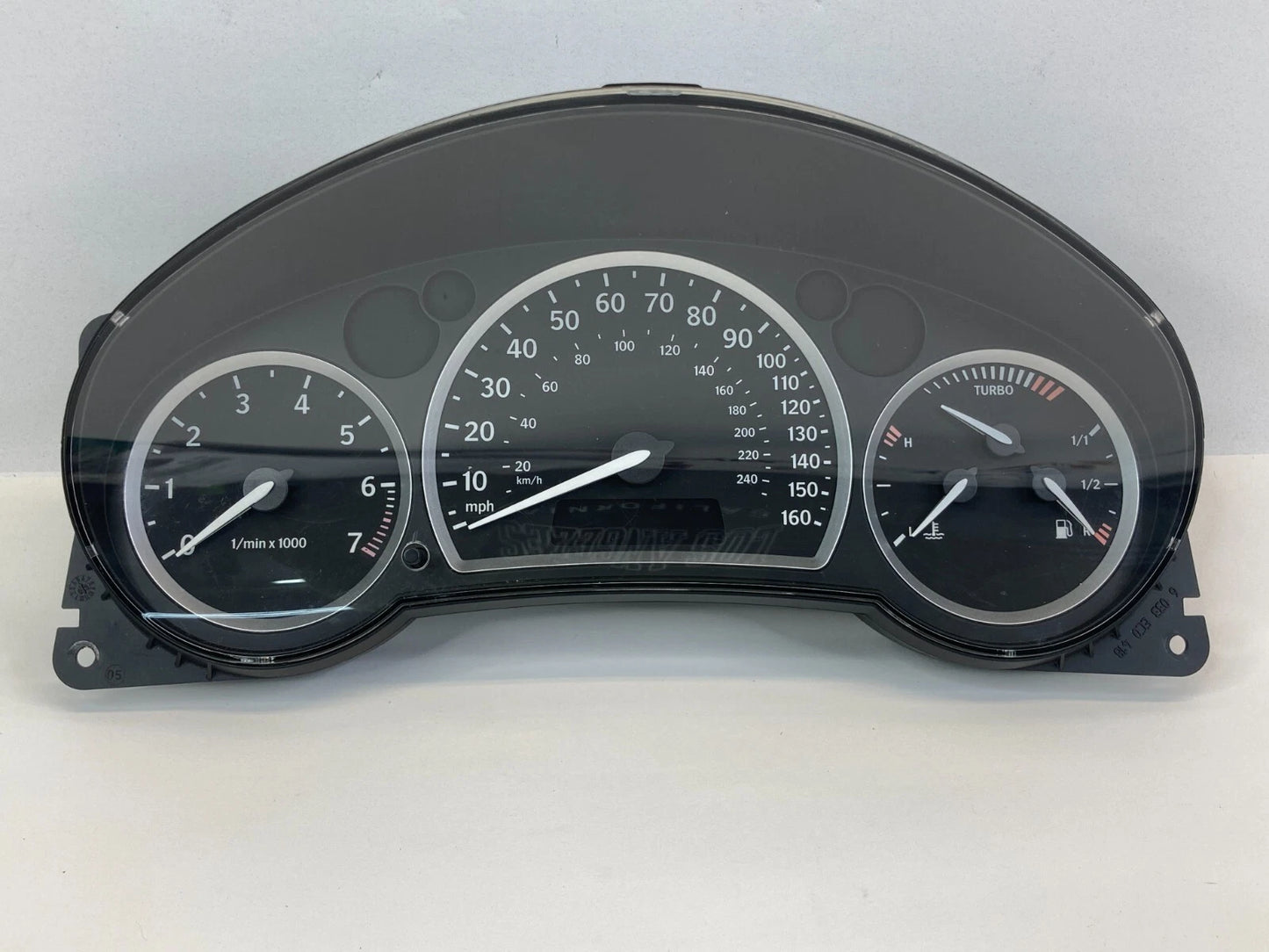 03-06 SAAB 9-3 DASH INSTRUMENT CLUSTER SPEEDOMETER GAUGES 144.989 MILES ASSY OEM