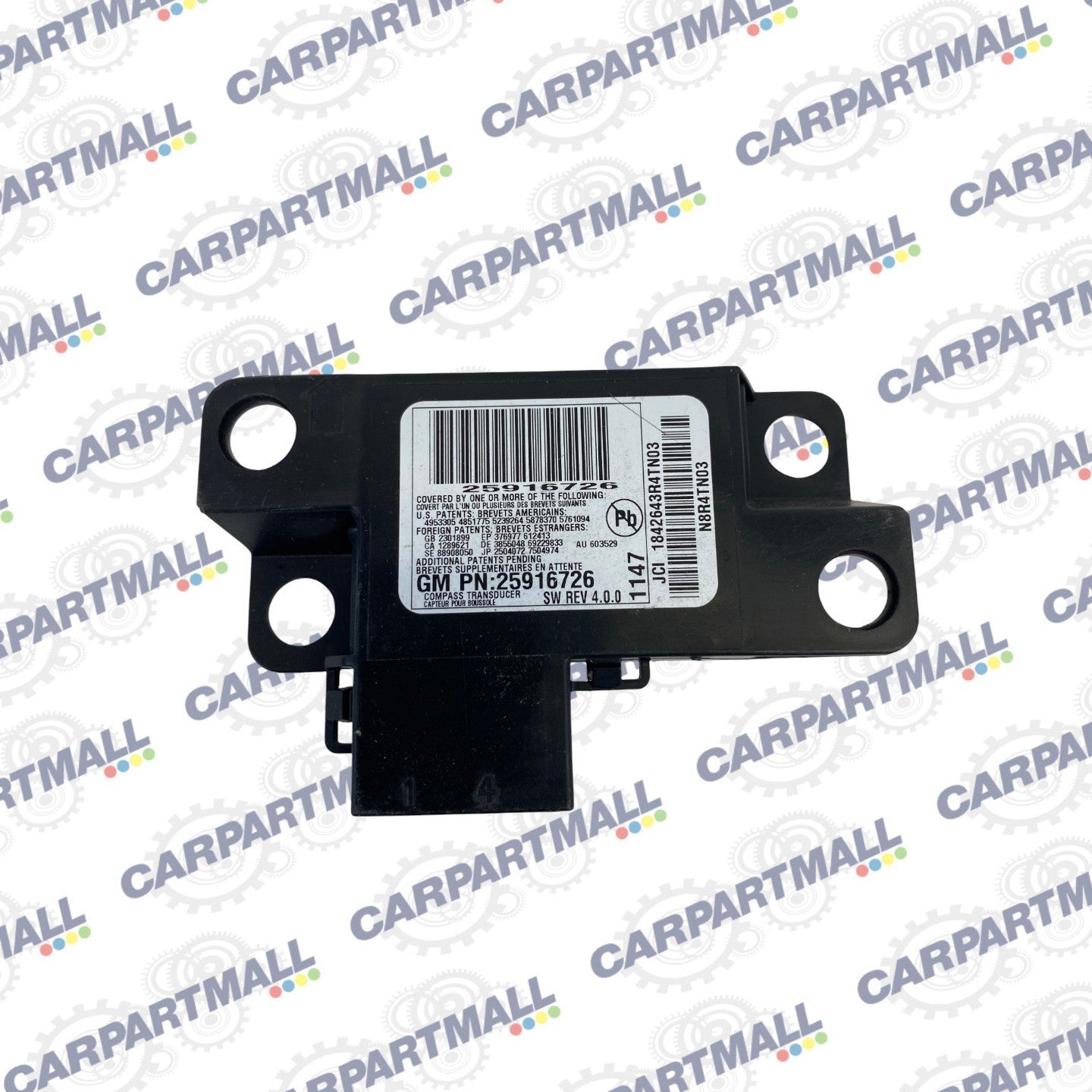 2008-2012 Buick Enclave 14-17 Impala Electronic Compass Control Module 25916726