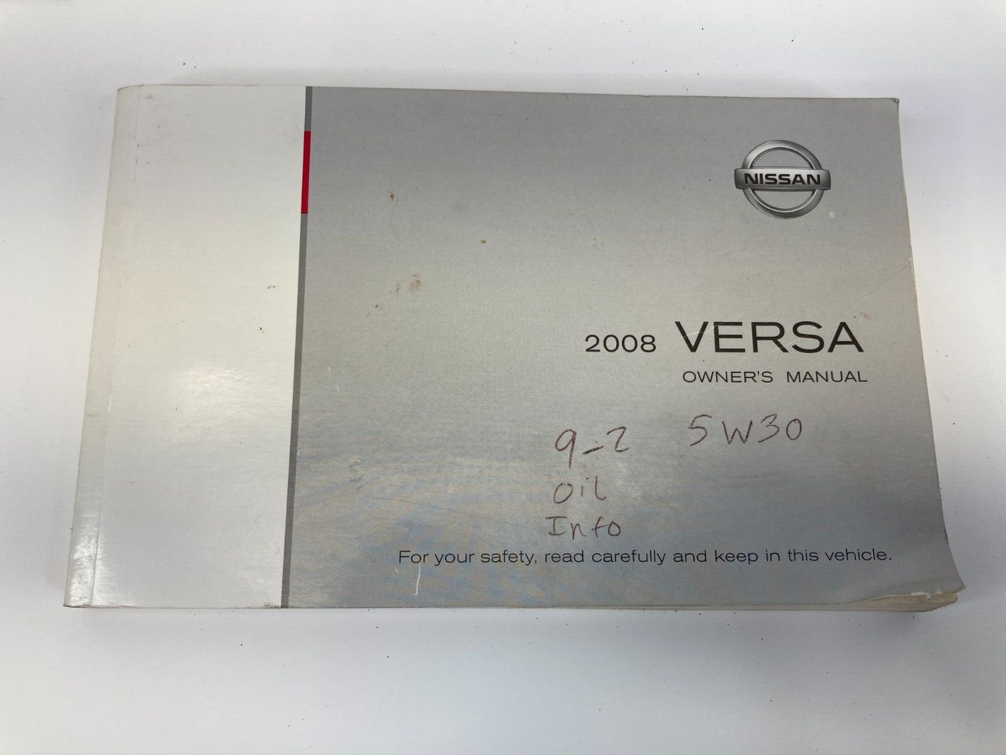 2008 Nissan Versa Owners Manual Information Warranty Guide Book Set w/ Case OEM