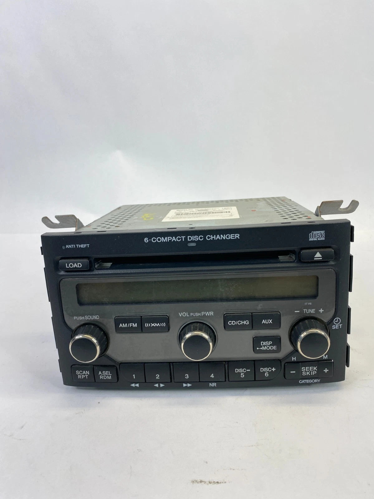 2006-2008 HONDA PILOT AM/FM 6 DISC CD RADIO RECEIVER 39100-S9V-A600 OEM