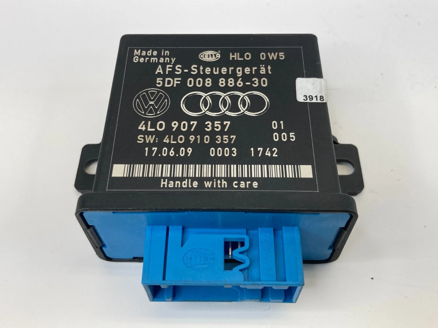 2007-2011 AUDI A6 QUATTRO HEADLIGHT HEADLAMP CONTROL MODULE UNIT 4L0-907-357 OEM