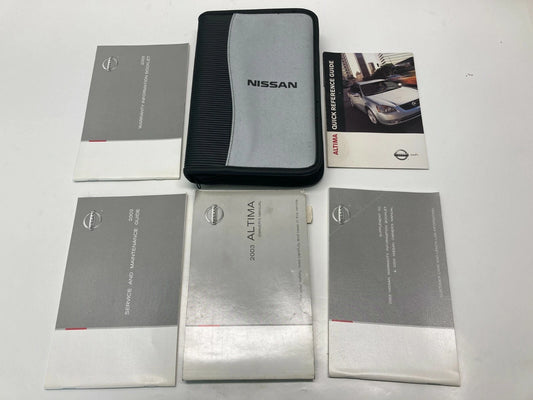 2003 03 NISSAN ALTIMA OWNERS MANUAL & WARRANTY INFORMATION SET KIT W/ CASE OEM