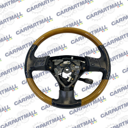 2004-2006 Lexus RX330 Steering Wheel Leather & Woodgrain w/ Cruise Control OEM