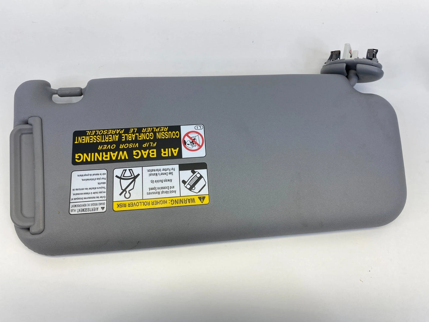 2006-2010 TOYOTA RAV4 GRAY LEFT & RIGHT SUN VISOR PAIR SET W/ VANITY MIRROR OEM