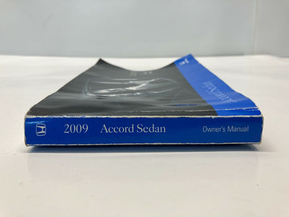 2009 09 Honda Accord Sedan Owner's Manual Guide Book OEM