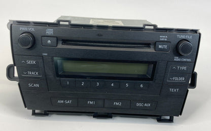 2010 2011 Toyota Prius Radio Receiver AM/FM CD Disc Player MP3 WMA 86120-47290